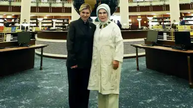 Emine Erdoğan ve Zelenska, Millet Kütüphanesi'nde Buluştu